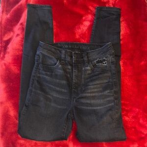 American Eagle super hi-rise jeans